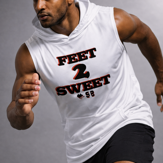 SWEETFEET919 "Feet 2 Sweet" Cutoff Hoodie